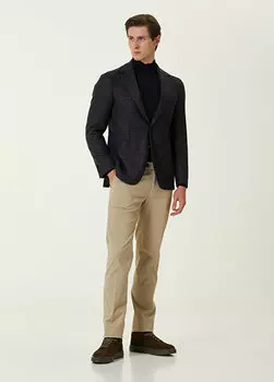 Бежевые брюки Canali