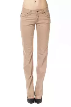 Бежевые хлопковые женские джинсы Ungaro Sport, Beige