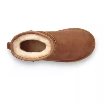 Бежевые классические мини-сапоги UGG, бежевый