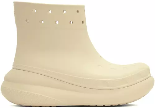 Бежевые краш-сапоги Crocs