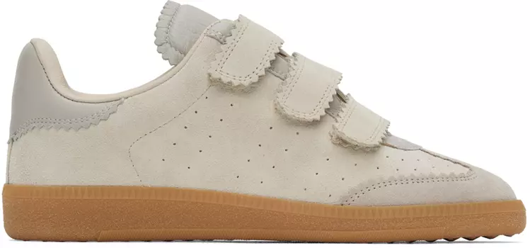 Бежевые кроссовки Beth Isabel Marant