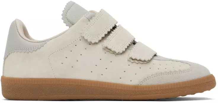 Бежевые кроссовки Beth Isabel Marant, Ecru
