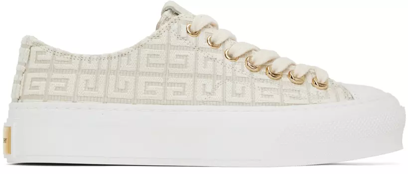 Бежевые кроссовки City Givenchy