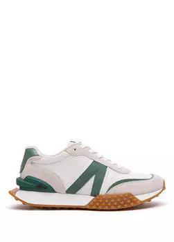 Бежевые кроссовки l-spin deluxe Lacoste
