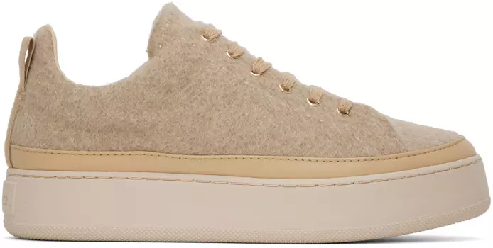 Бежевые кроссовки Tunny Max Mara