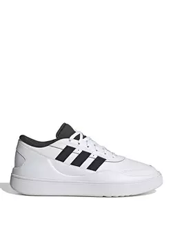 Бежевые мужские кожаные повседневные кроссовки Adidas