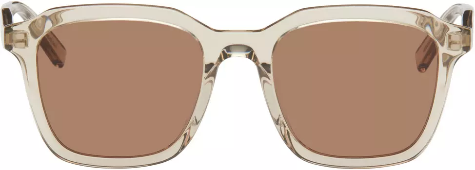 Бежевые солнцезащитные очки SL 457 Saint Laurent