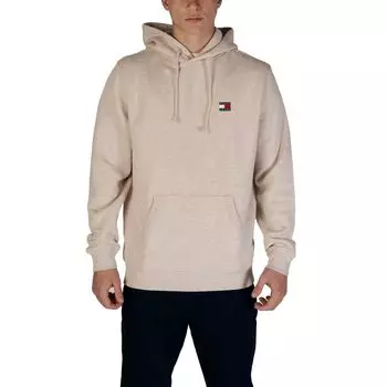 Бежевый хлопковый свитер Rigenerato Tommy Jeans