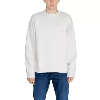 Бежевый хлопковый свитер Rigenerato Tommy Jeans