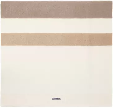 Бежевый шарф 'L'echarpe Arazzo' JACQUEMUS