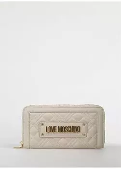 Бежевый женский кошелек 25X19x10 Cmjc5600pp1ila0110 Love Moschino, бежевый