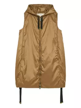 Безрукавка-пуховик Max Mara, коричневый