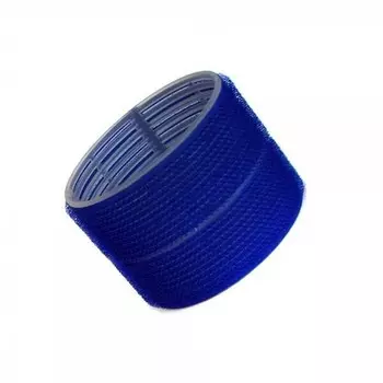 Бигуди Jumbo на липучке, синие, 76 мм x 6 шт Hair Tools