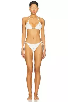 Бикини Harbor Loveshackfancy, veranda red