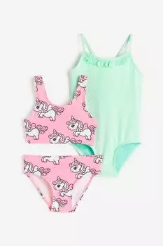 Бикини и купальник H&M, розовый