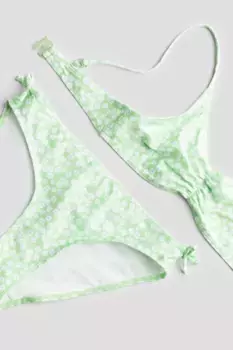 Бикини с бантиками H&M, зеленый
