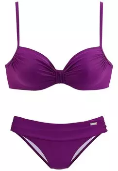 Бикини SAPHIR SET LASCANA, цвет fuchsia