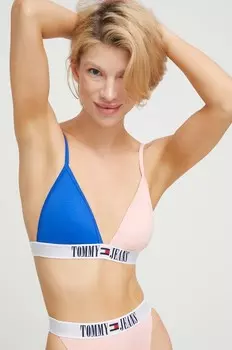 Бикини-топ Tommy Jeans, розовый