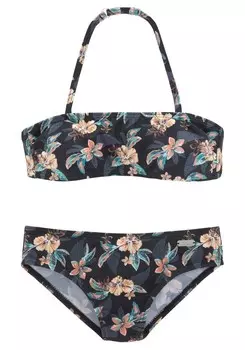 Бикини VENICE BEACH Bandeau Bikini, черный