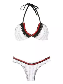 Бикини в полоску Amir Slama, белый