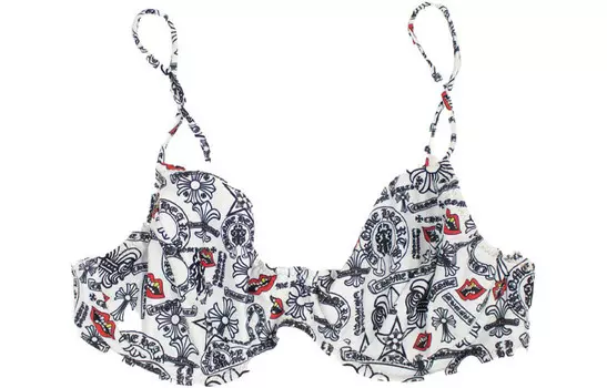 Бикини женские белые Chrome Hearts