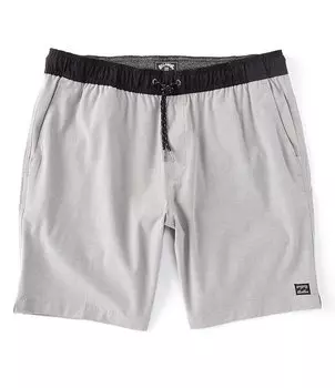 Billabong Crossfire Elastic Waist 19 Прогулочные шорты с внешним швом, серый