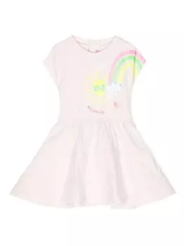 Billieblush платье с принтом, розовый