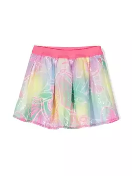 Billieblush юбка мини с пайетками, зеленый