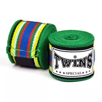 Бинты боксерские Twins Special CH2, зеленый