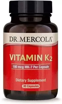 Биологически активная добавка Витамин К2 МК7 (30 капсул) Dr Mercola