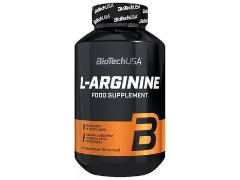 BioTech, L-Аргинин 90 капс., черный