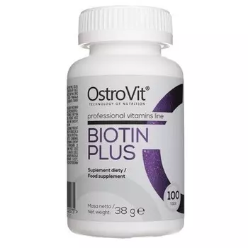 Биотин Плюс 100 таблеток, Ostrovit
