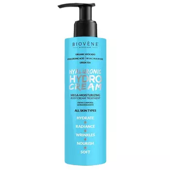 Biovene, Hyaluronic Hydro Cream, увлажняющий крем для тела, 200 мл