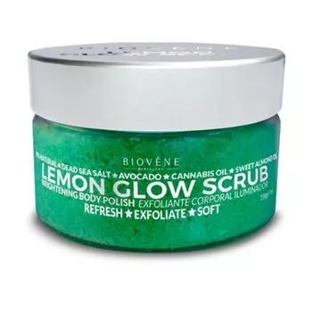 Biovgyone Lemon Glow Scrub Осветляющий лак для тела 200G, Biovene