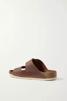 BIRKENSTOCK сандалии Arizona из промасленной кожи, бежевый