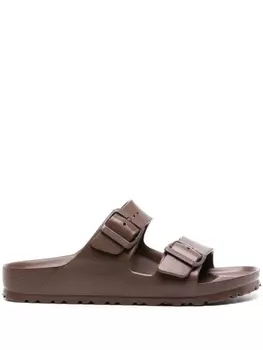 Birkenstock сандалии Arizona с пряжками, коричневый