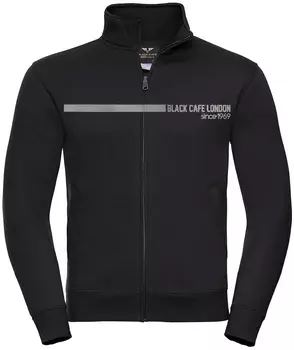 Куртка Black-Cafe London Elegance со стоячим воротником, черный