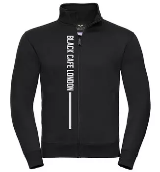 Куртка Black-Cafe London Stripe со стоячим воротником, черный
