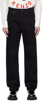 Black Kenzo Paris Asagao Jeans
