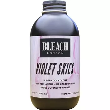 BLEACH LONDON Violet Skies Полуперманентная крем-краска для волос 150 мл
