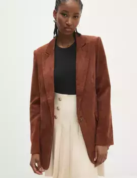 Блейзер Answear Lab, коричневый
