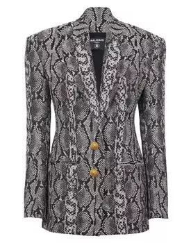 Блейзер Balmain, серый