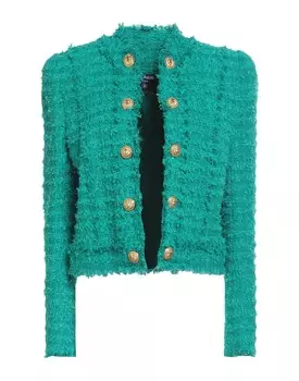 Блейзер Balmain, зеленый