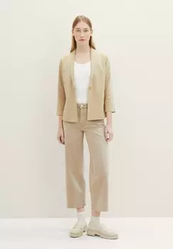 Блейзер BASIC TOM TAILOR, бежевый