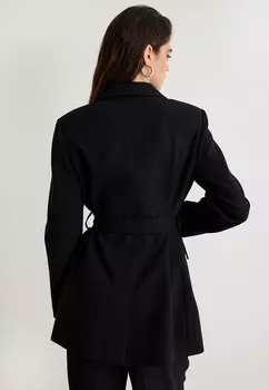 Блейзер BELTED DETAIL Koton, черный
