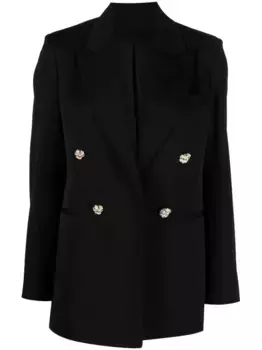 Блейзер без застежки Lanvin, черный