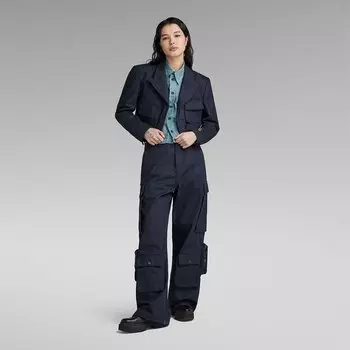 Блейзер G-Star Multi Pocket Cropped, синий