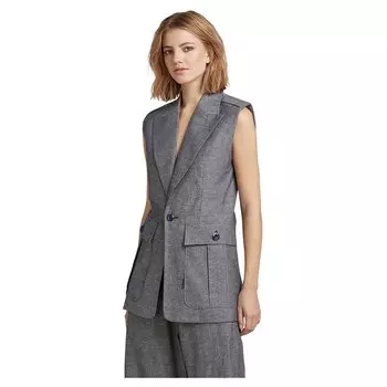 Блейзер G-Star Sindhu Sleeveless, серый