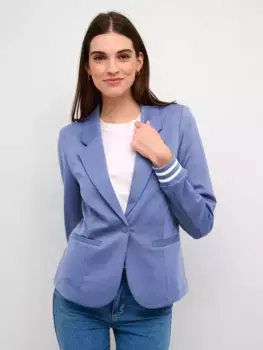 Блейзер KAFFE Kinnie, цвет indigo/white