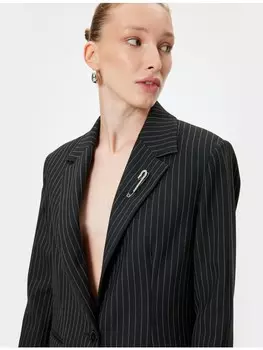 Блейзер KOTON Blazer, цвет Schwarz Gestreift